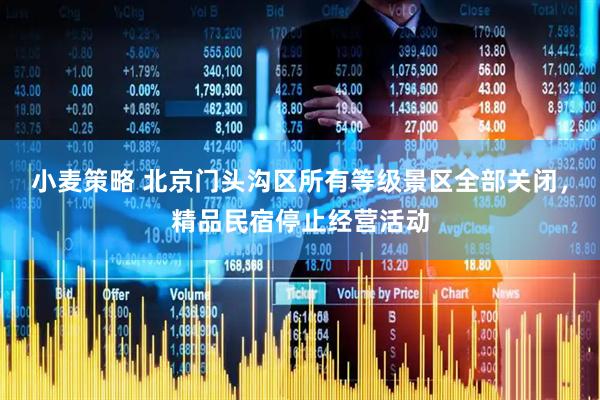 小麦策略 北京门头沟区所有等级景区全部关闭，精品民宿停止经营活动
