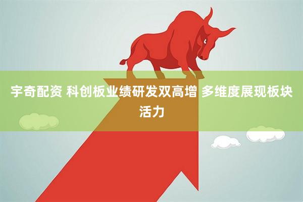 宇奇配资 科创板业绩研发双高增 多维度展现板块活力