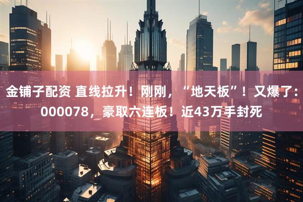 金铺子配资 直线拉升！刚刚，“地天板”！又爆了：000078，豪取六连板！近43万手封死